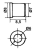 Douille laiton lisse pour taquet Ø 5mm - ITAR